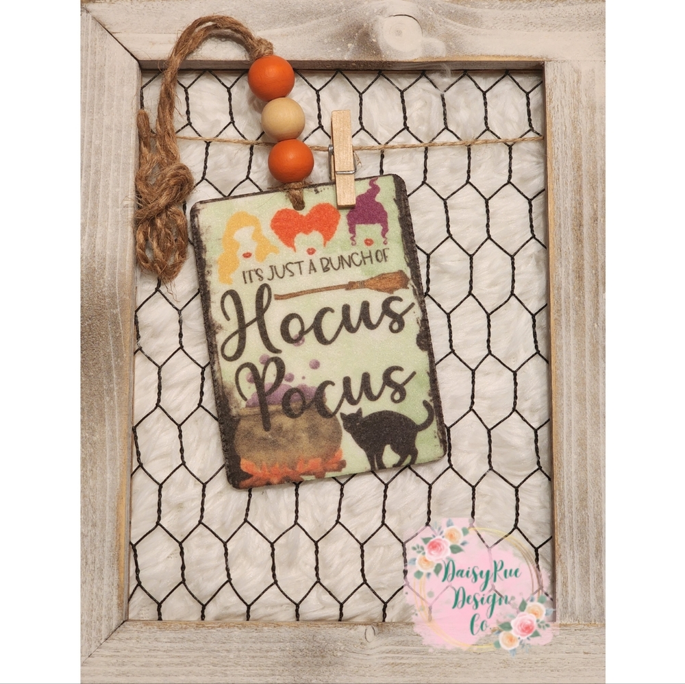It's Just a Bunch of Hocus Pocus Felt Car Air Freshener